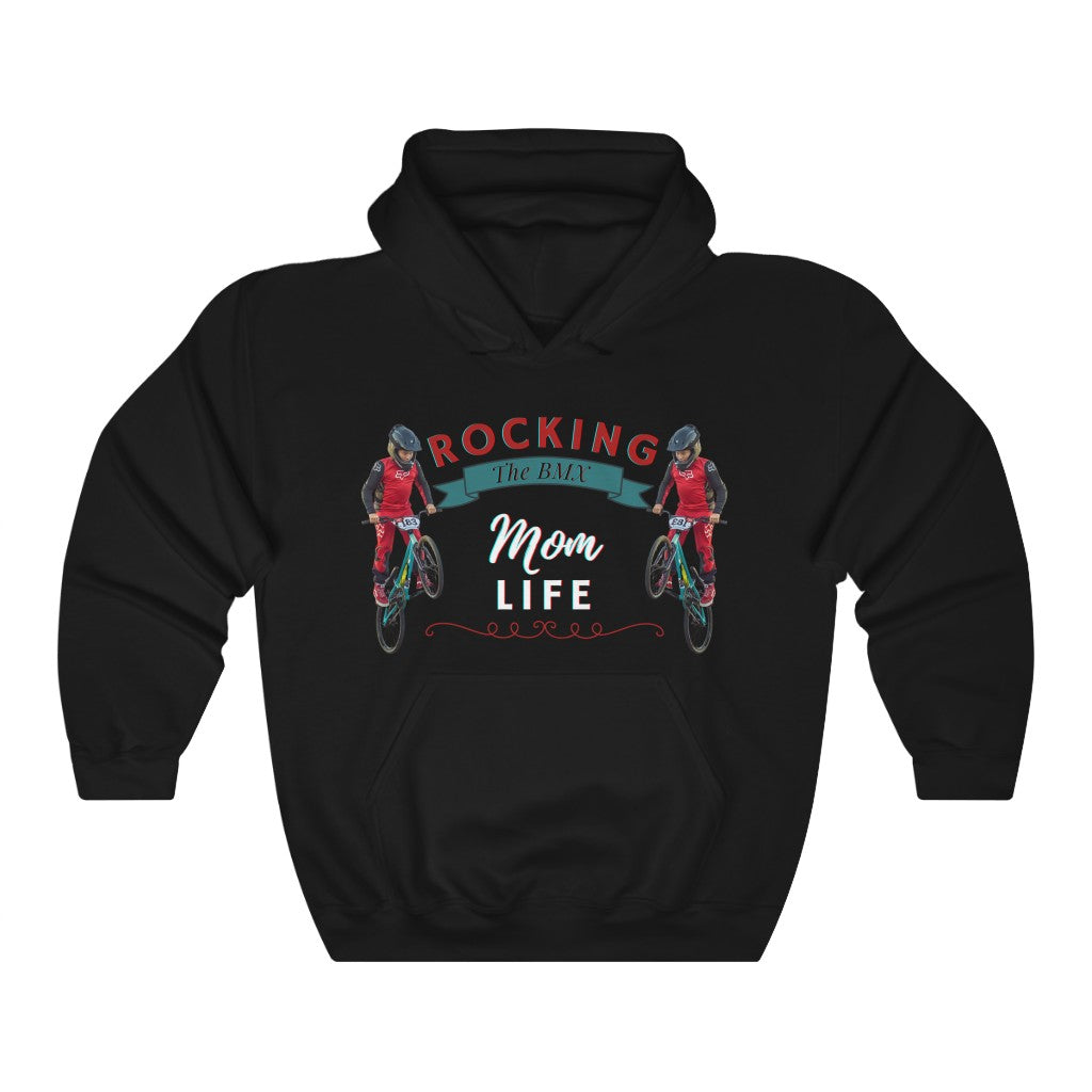 Unisex Heavy Blend Hooded Sweatshirt BMX Mom Life BMX ROX Photography Gifts