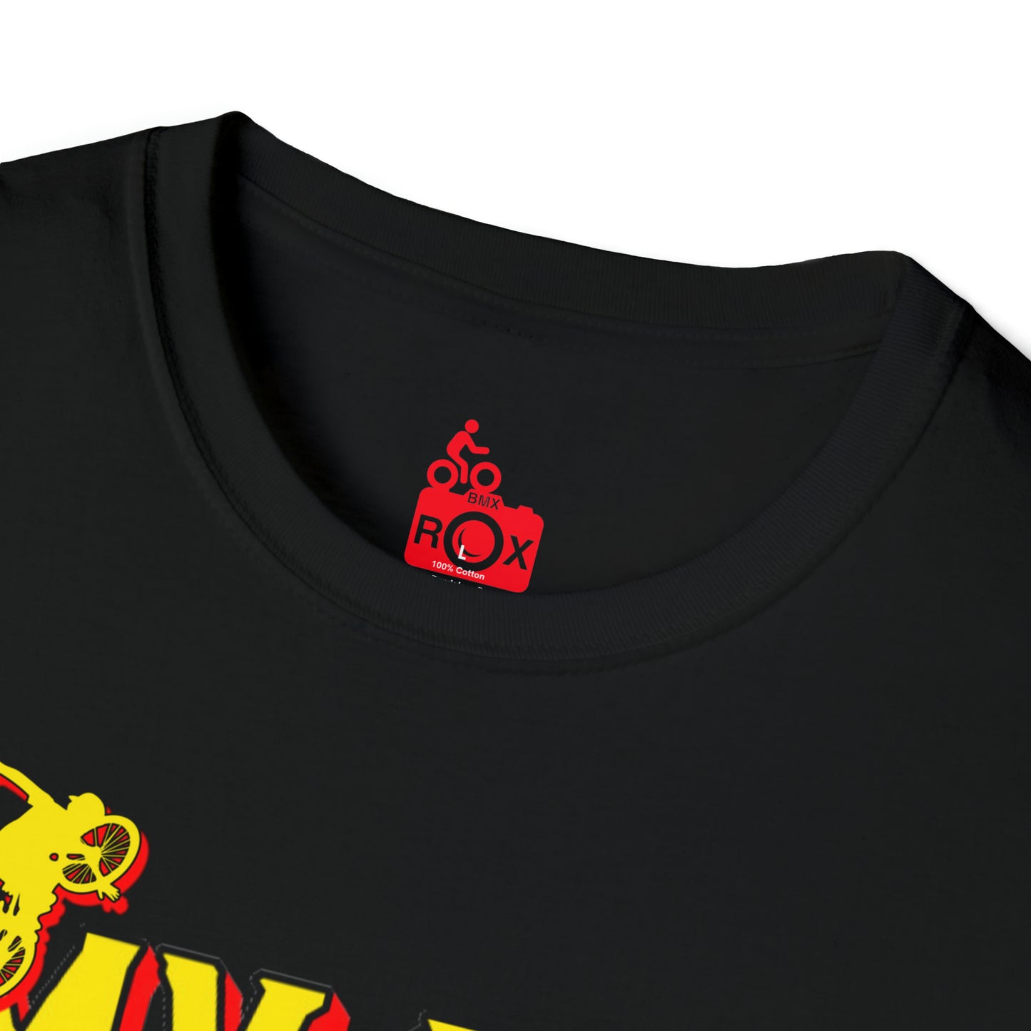 T-Shirt BMX ROX red/yellow