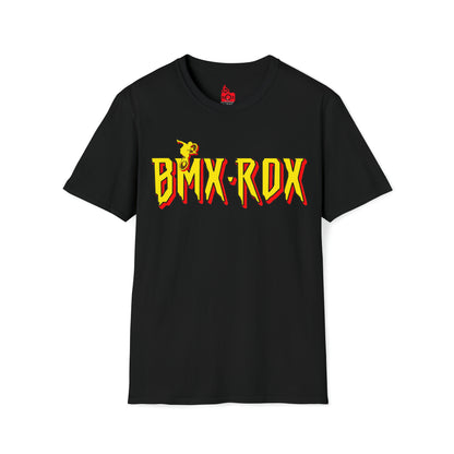T-Shirt BMX ROX red/yellow
