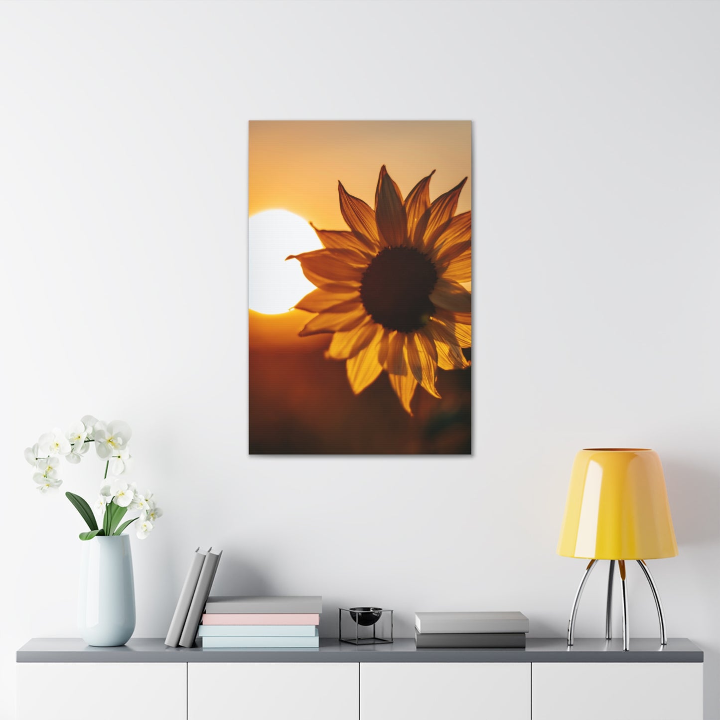 Sun & Sunflower-Canvas Gallery Wraps