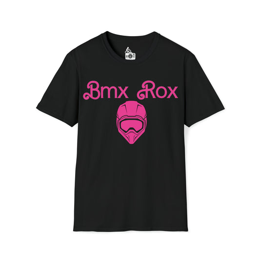 T-Shirt BMX ROX Pink Helmet Tee