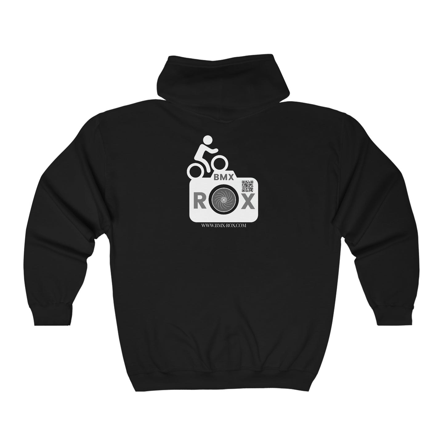 Unisex Heavy Blend™ Full Zip Hooded Sweatshirt BMX ROX